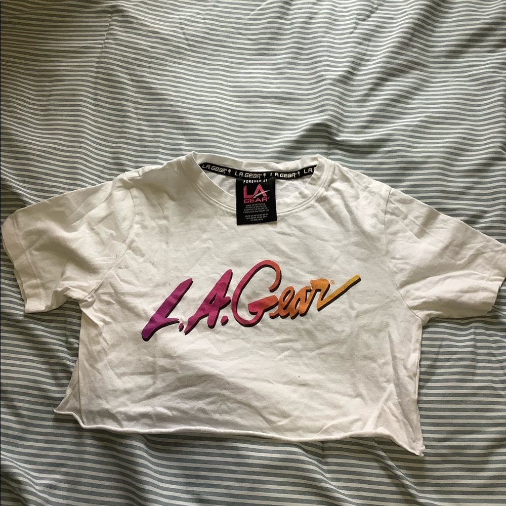 White crop top